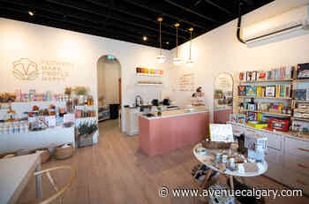 Inside Besties Floral Cafe - Avenue Calgary