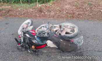A balazos, asesinan a motociclista en Macuspana - Tabasco HOY