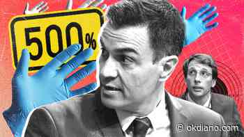 Sánchez defiende un sobrecoste del 500% en guantes que nunca se recibieron mientras ataca a Almeida - Okdiario