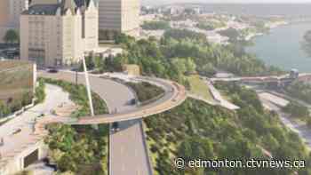 New pedestrian bridge in downtown Edmonton in design stage - CTV News Edmonton