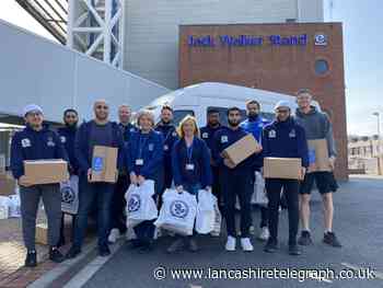 Rovers staff help pack Ramadan hampers for vulnerable families