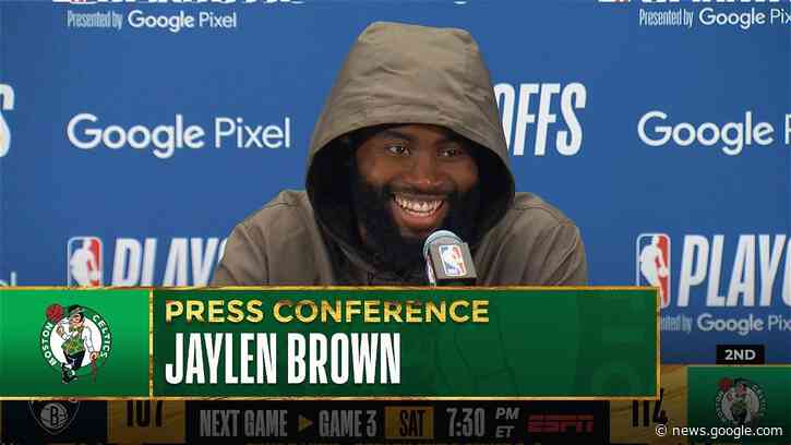 "I Taught Marcus Everything He Know" - Jaylen Brown Post Game Presser | Nets vs Celtics - Game 2 - NBA