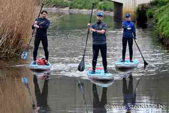 Limburgse peddelaars halen van Hasselt tot de kust afval uit water - De Standaard