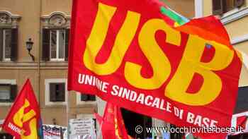 Viterbo: Usb Viterbo partecipa in massa alla manifestazione per cacciare il governo della guerra - Occhioviterbese