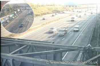 M25 between Hatfield and Enfield reopens after oil spill