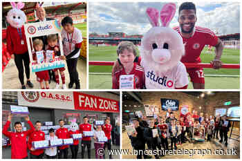 Young fans at Accrington Stanley match given 300 Easter eggs