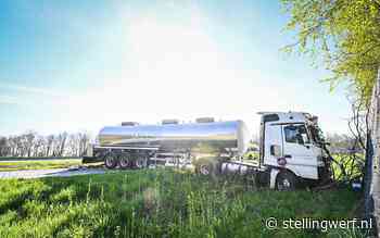 Tankwagen rijdt tegen boom en blokkeert oprit A32 bij Wolvega - Stellingwerf