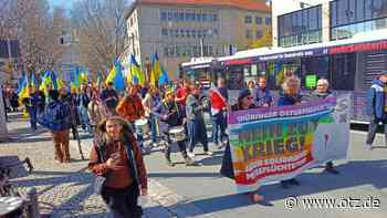 Ukrainer in Jena fordern: „Waffen für die Ukraine – jetzt“