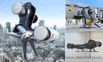 Futuristic cargo drone could be used to deliver packages over distances of up to 25 miles 