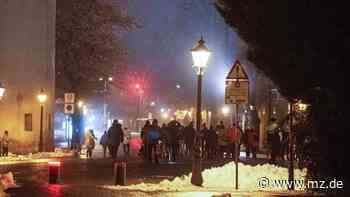 Corona-Protest in Wittenberg radikalisiert sich - Mitteldeutsche Zeitung