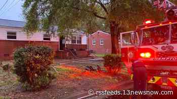 Juvenile gets minor burns in Hampton house fire