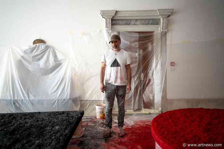 Mexican Artist Bosco Sodi Spent A Month Painting In A 12th Century Palazzo For His Striking Venice Exhibit