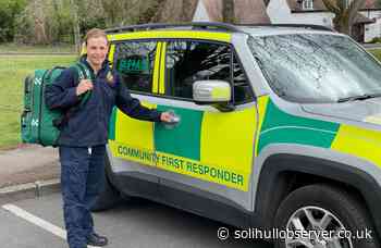 Still time to apply to become a Community First Responder - Solihull Observer