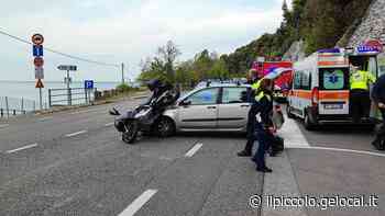 Strada costiera, investito da un’automobile: motociclista a Cattinara - Il Piccolo