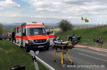 POL-PIAZ: Motorradfahrer lebensgefährlich verletzt.