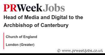 Church of England: Head of Media and Digital to the Archbishop of Canterbury
