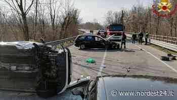 Incidente a Schio, scontro tra quattro auto: tre feriti - Nordest24.it
