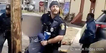 Video shows 8-year-old boy being taken into custody after police say he stole something