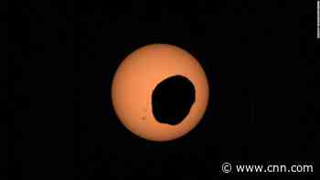 Perseverance rover watches eclipse of Mars' doomed 'potato' moon