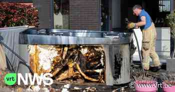 Jacuzzi vat vuur door onkruidbrander in Retie: brandweer raadt af om branders te gebruiken - VRT NWS
