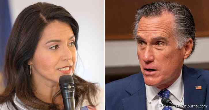 Tulsi Gabbard Announces Legal Action Against Mitt Romney Over His 'Outrageous' Treason Claim