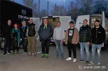 Hilfsgüter-Konvoi der TSG-Fußballer startet von Balingen aus zur ukrainischen Grenze - Zollern-Alb-Kurier