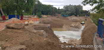 Terrassement, déviation du lit, tri des matériaux: où en est le chantier de renaturation de la Cagne ?