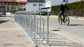 Augsburg: "Hässlich und deplaziert": Bergheimer wundern sich über Fahrradständer | Augsburger Allgemeine - Augsburger Allgemeine