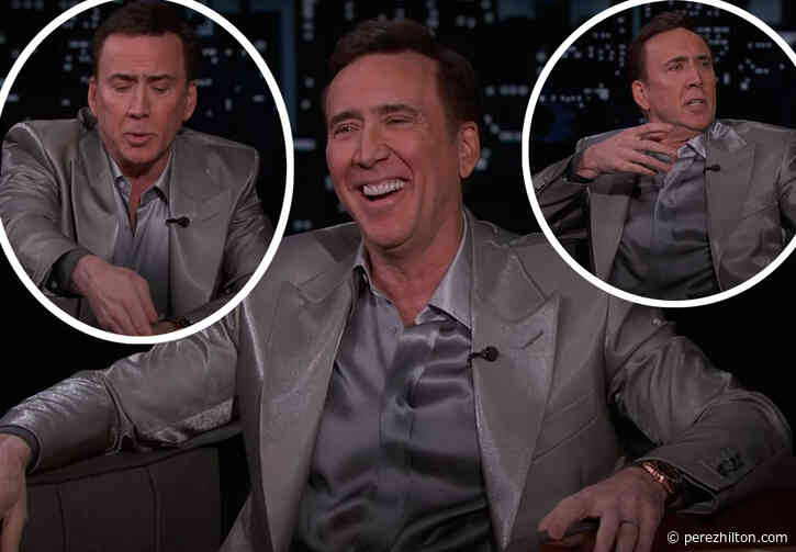 Nicolas Cage Tells BATS**T Stories In First Late Night Talk Show Appearance In 14 Years!