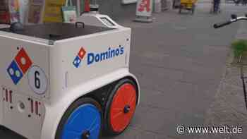 Erster elektronischer Pizzabote mit Straßenzulassung