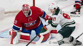 Talbot shuts out Montreal in Minnesota's 2-0 win