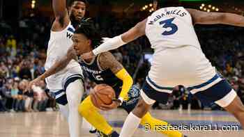 Grizzlies rout Timberwolves 124-96 to tie series at 1 apiece