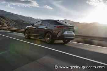 New Lexus RZ 450e EV unveiled