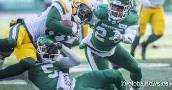 CFL reschedules regular-season game between Edmonton Elks and Saskatchewan Roughriders