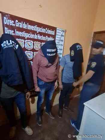 Detienen a tres supuestos asaltantes en San Juan Nepomuceno - ABC Color