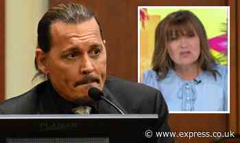 Lorraine Kelly admits it's 'painful to watch' Johnny Depp's court case with Amber Heard - Express