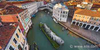 Arriva l'opera di Saype a Venezia, ecco le foto - Elle