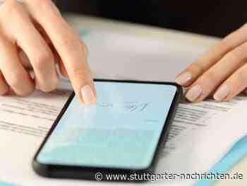 Digitale Unterschrift: Wie Dokumente mit dem Smartphone signieren? - Stuttgarter Nachrichten