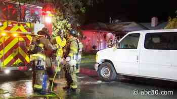 1 receiving treatment after house fire in Fresno County, officials say