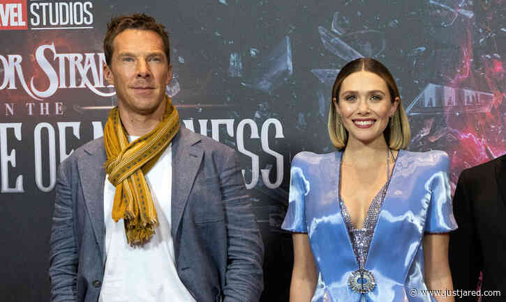 Benedict Cumberbatch & Elizabeth Olsen Kick Off 'Doctor Strange 2' Press Tour in Berlin!