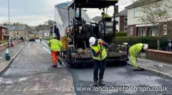 Padiham: Innovative technique leads to Lancashire's first 'rubber' road