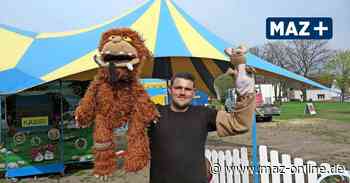 Geschichten vom Grüffelo im Theaterzelt auf dem Turnplatz in Bad Belzig - Märkische Allgemeine Zeitung