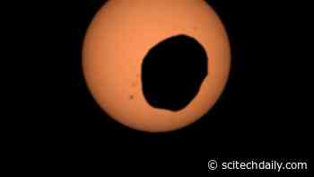Incredible Video of Solar Eclipse on Mars – Captured by NASA’s Perseverance Rover