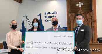 Belleville makes $125000 donation to BGH - Quinte News