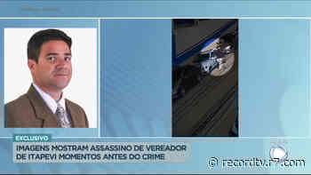 Imagens registraram assassino do vereador de Itapevi (SP) momentos antes do crime - R7