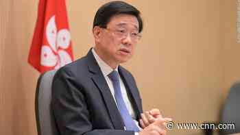 Chinese officials slam YouTube for removing account of Hong Kong's expected next leader