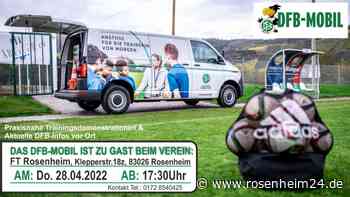 Etappenstopp des DFB-Mobils am 28.04.2022 in Rosenheim