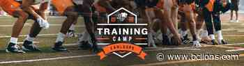 Training Camp Kicks Off May 11 In Kamloops - BC Lions