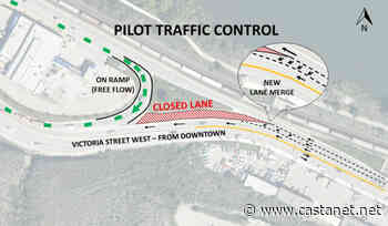 City of Kamloops to test signal deactivation, study traffic flow on Overlanders Bridge onramp - Kamloops News - Castanet.net