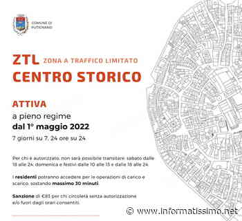 Putignano - ZTL centro storico attiva: nuove regole e sanzioni ai trasgressori - Putignano Informatissimo